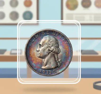 Washington Quarter with patina