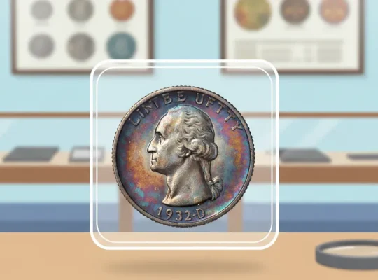 Washington Quarter with patina